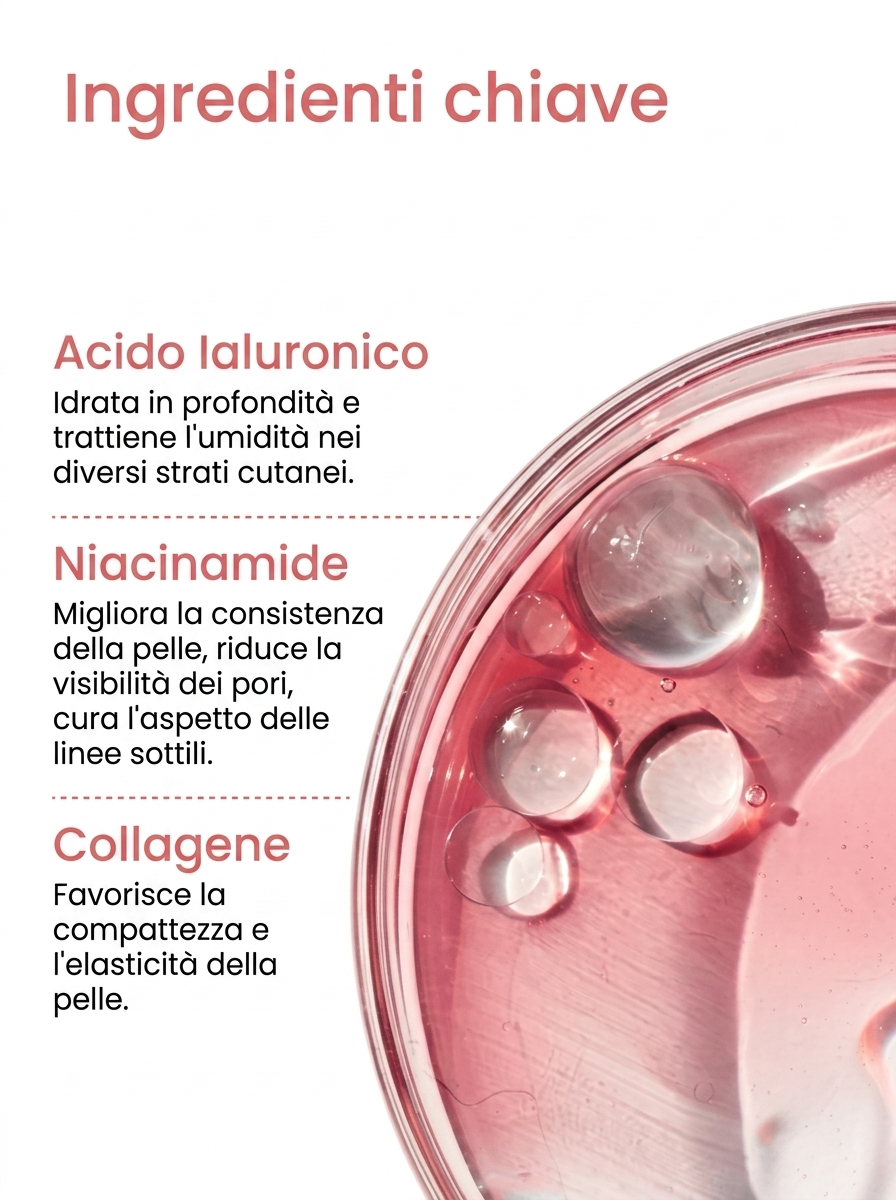 Maschera da notte al collagene